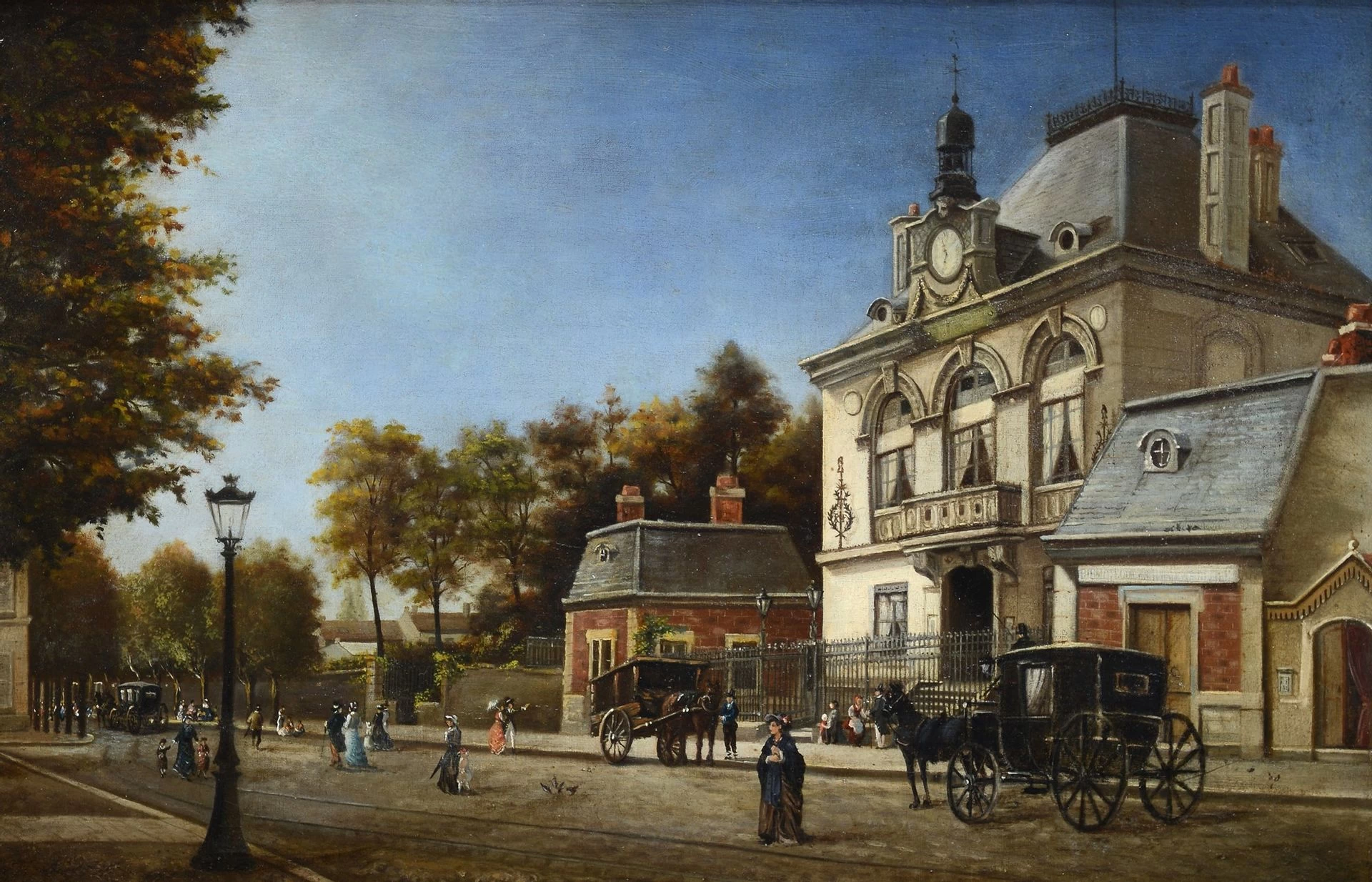 Strada con carrozze, 1833